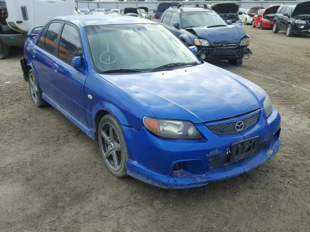 JM1BJ227730650041 - 2003 MAZDA PROTEGE BLUE photo 1