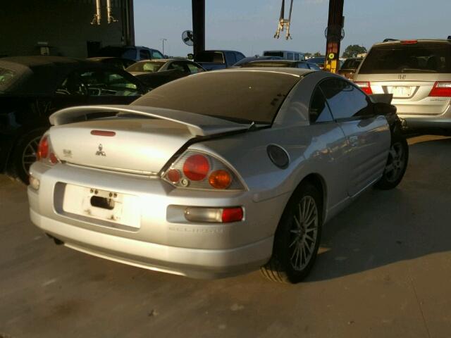 4A3AC44G23E030194 - 2003 MITSUBISHI ECLIPSE GS SILVER photo 4