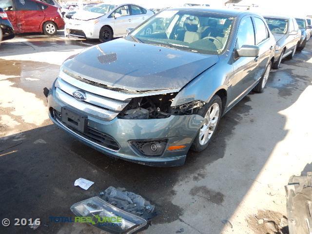 3FAHP0HA8CR380260 - 2012 FORD FUSION SE BLUE photo 1