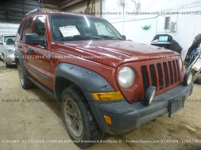 1J4GL38K66W191369 - 2006 JEEP LIBERTY RE RED photo 2