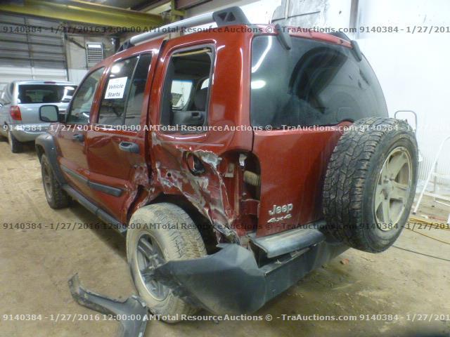 1J4GL38K66W191369 - 2006 JEEP LIBERTY RE RED photo 4