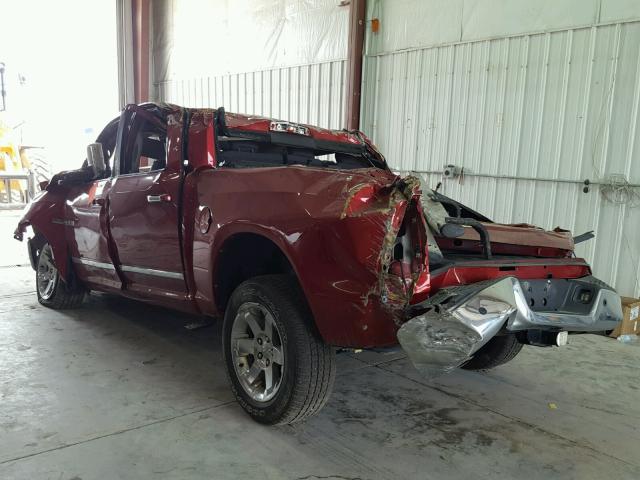 1D7RV1CT0AS218939 - 2010 DODGE RAM 1500 RED photo 3