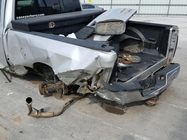 1D3HV18P39S784260 - 2009 DODGE RAM 1500 SILVER photo 9