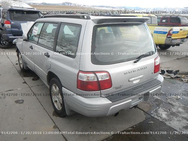 JF1SF65692H737960 - 2002 SUBARU FORESTER S SILVER photo 4