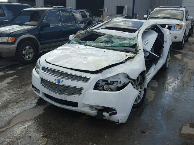 1G1ZE5E72AF301839 - 2010 CHEVROLET MALIBU LTZ WHITE photo 2
