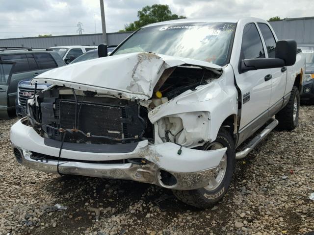 1D7KS28A37J578664 - 2007 DODGE RAM 2500 S WHITE photo 2