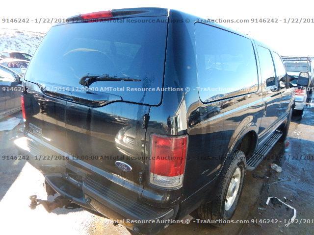 1FMSU43F53EA06318 - 2003 FORD EXCURSION BLACK photo 3