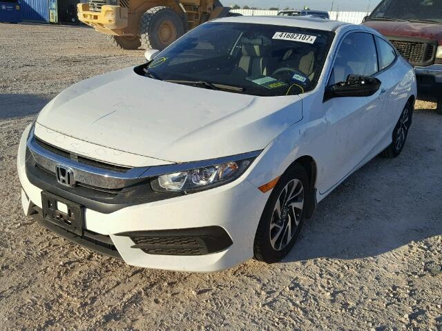 2HGFC4B01GH313524 - 2016 HONDA CIVIC LX WHITE photo 2