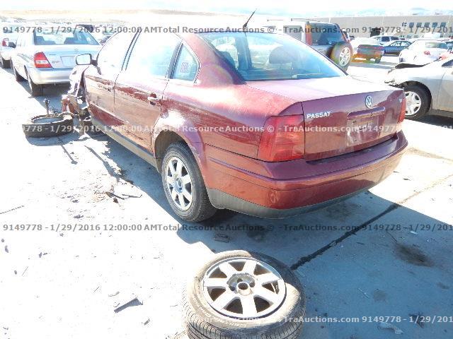 WVWPD63B9WE396315 - 1998 VOLKSWAGEN PASSAT GLX RED photo 4