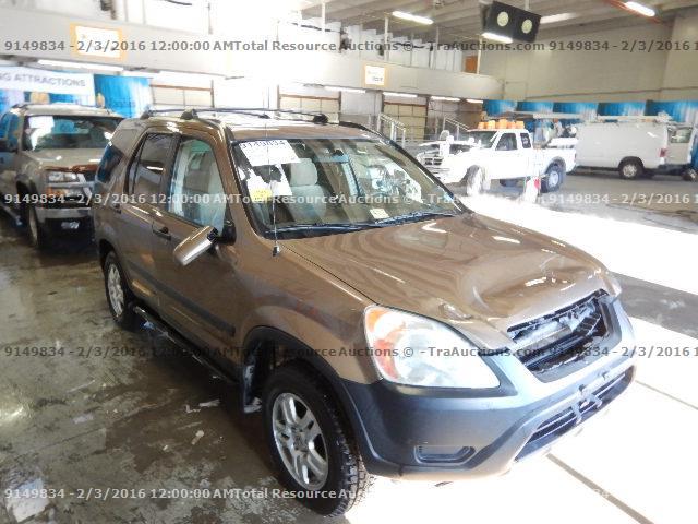 SHSRD78884U210313 - 2004 HONDA CR-V EX BROWN photo 2