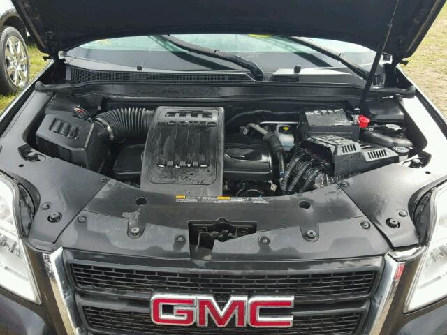 2GKALMEK0C6213396 - 2012 GMC TERRAIN SL BLACK photo 7