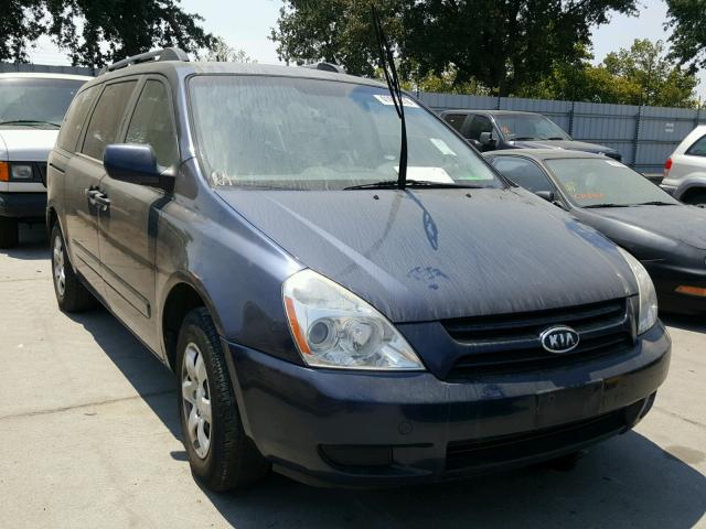 KNDMB233366021685 - 2006 KIA SEDONA EX BLUE photo 1