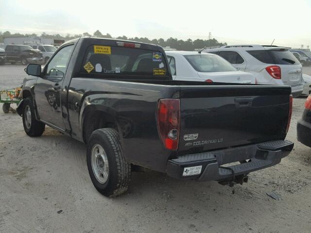 1GCCS149678174799 - 2007 CHEVROLET COLORADO BLACK photo 3