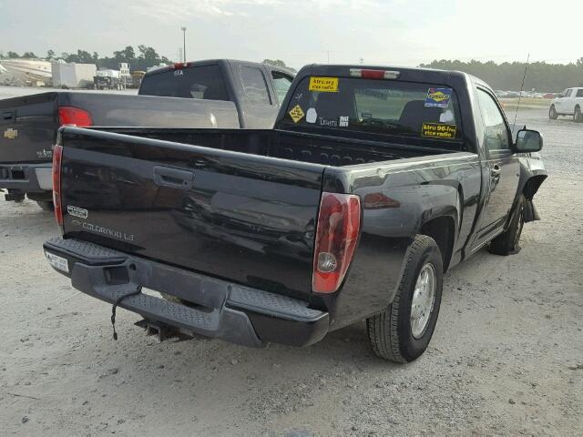 1GCCS149678174799 - 2007 CHEVROLET COLORADO BLACK photo 4