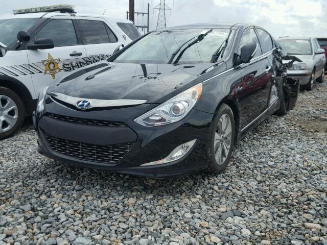 KMHEC4A42DA074098 - 2013 HYUNDAI SONATA HYB BLACK photo 2