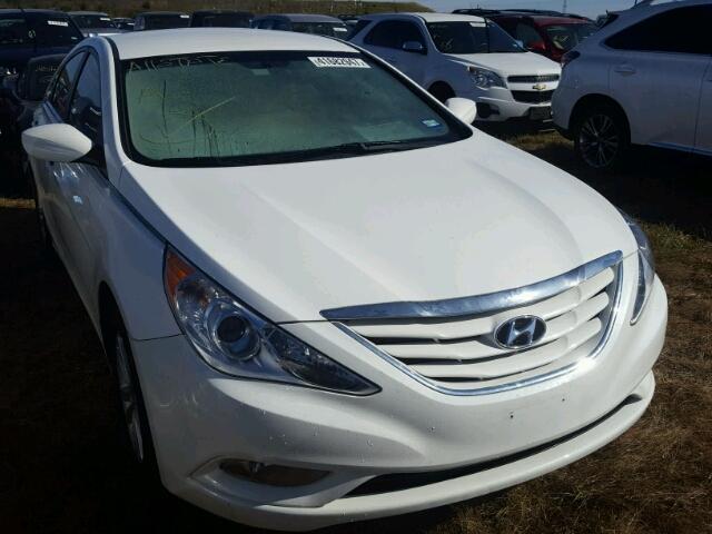 5NPEB4AC1DH771236 - 2013 HYUNDAI SONATA WHITE photo 1