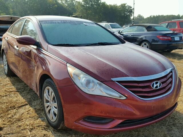 5NPEB4AC9BH066391 - 2011 HYUNDAI SONATA MAROON photo 1