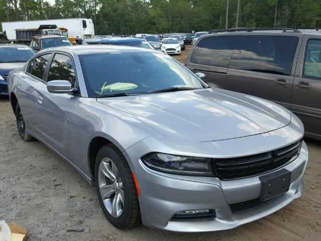 2C3CDXHGXFH814788 - 2015 DODGE CHARGER SX SILVER photo 1