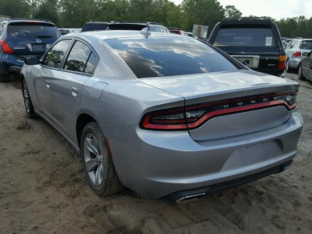 2C3CDXHGXFH814788 - 2015 DODGE CHARGER SX SILVER photo 3