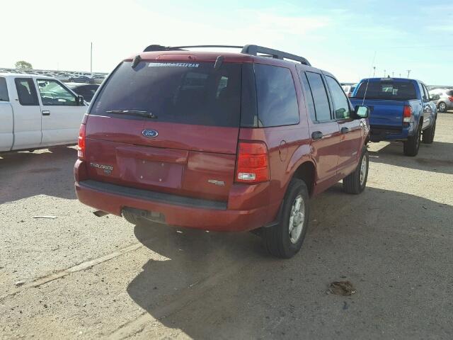 1FMZU73KX5ZA43406 - 2005 FORD EXPLORER X RED photo 4