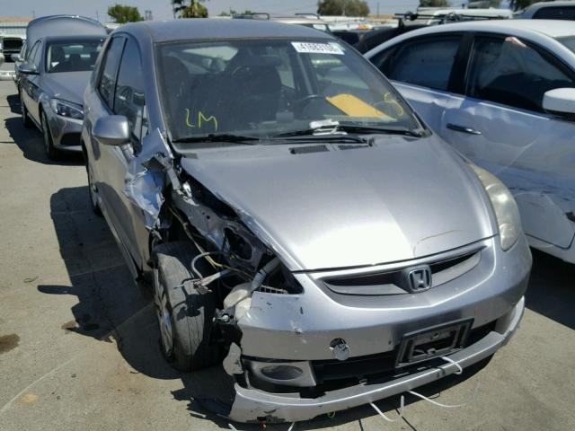 JHMGD38607S003829 - 2007 HONDA FIT S 灰色 照片 1