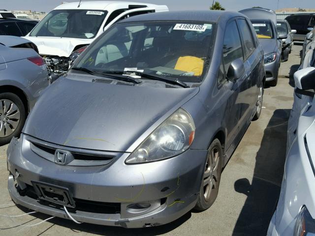 JHMGD38607S003829 - 2007 HONDA FIT S 灰色 照片 2