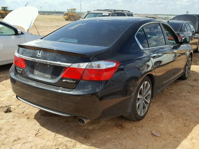 1HGCR2F57FA182804 - 2015 HONDA ACCORD SPO BLACK photo 4