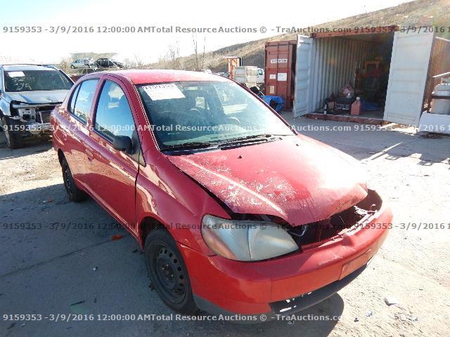 JTDBT1239Y0030302 - 2000 TOYOTA ECHO RED photo 2