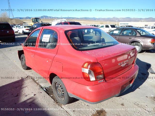 JTDBT1239Y0030302 - 2000 TOYOTA ECHO RED photo 4