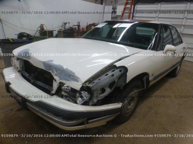 1G4HP53L9NH503791 - 1992 BUICK LESABRE CU WHITE photo 1