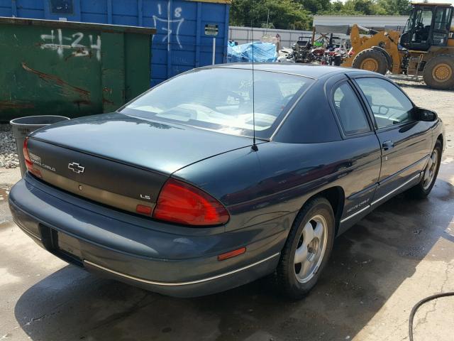2G1WW12M3T9250687 - 1996 CHEVROLET MONTE CARL 绿色 照片 4