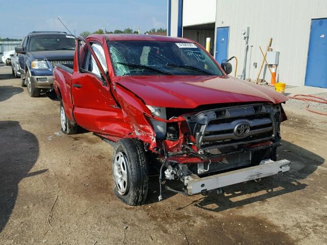 5TENX22N79Z636627 - 2009 TOYOTA TACOMA RED photo 1