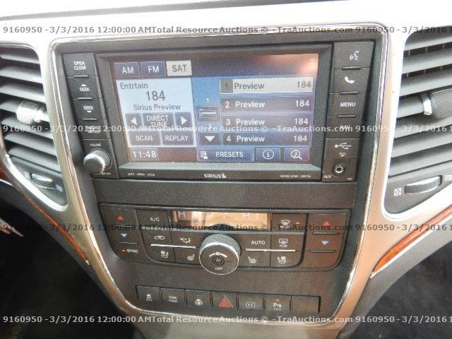 1C4RJFCT0CC200327 - 2012 JEEP GRAND CHER BLACK photo 9