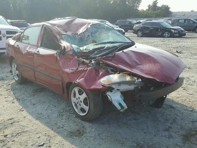 1NXBR32EX8Z980085 - 2008 TOYOTA COROLLA RED photo 1