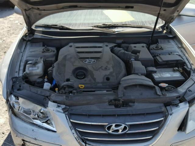 5NPEU46FX9H466967 - 2009 HYUNDAI SONATA SILVER photo 7