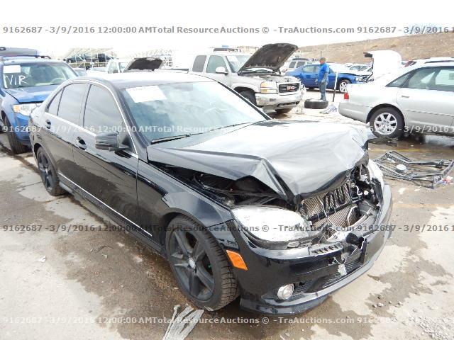 WDDGF8BB2AR094945 - 2010 MERCEDES-BENZ C 300 4MAT BLACK photo 2