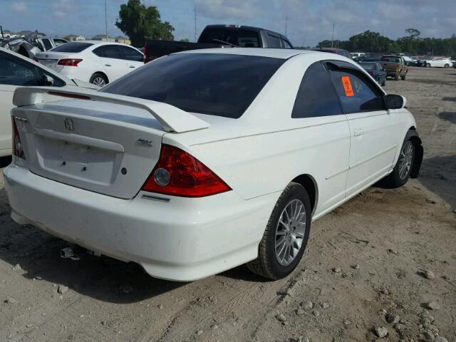 1HGEM21995L003862 - 2005 HONDA CIVIC EX WHITE photo 4