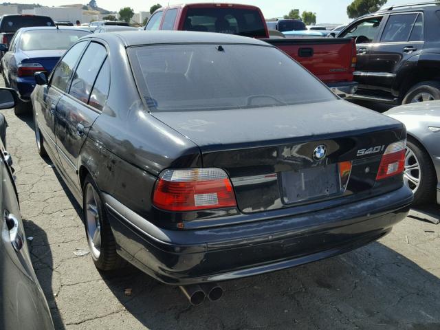 WBADN634X1GM70210 - 2001 BMW 540 I AUTO BLACK photo 3