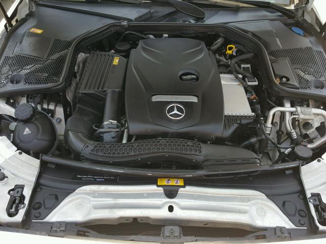 55SWF4JB5GU146839 - 2016 MERCEDES-BENZ C 300 WHITE photo 7