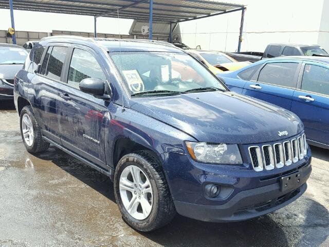 1C4NJDBB7GD718592 - 2016 JEEP COMPASS SP BLUE photo 1