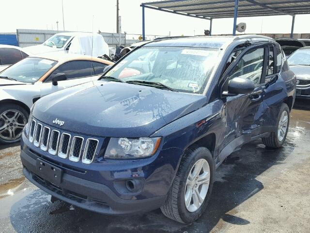 1C4NJDBB7GD718592 - 2016 JEEP COMPASS SP BLUE photo 2
