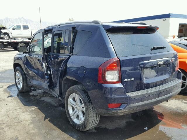 1C4NJDBB7GD718592 - 2016 JEEP COMPASS SP BLUE photo 3