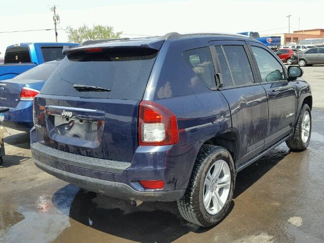 1C4NJDBB7GD718592 - 2016 JEEP COMPASS SP BLUE photo 4