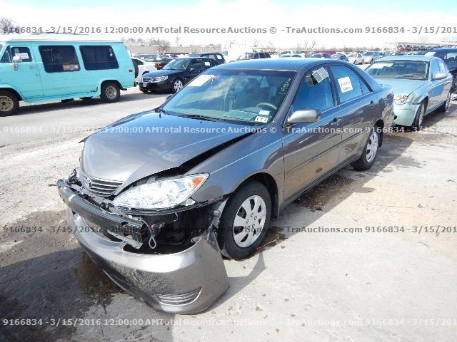 JTDBE30K763040225 - 2006 TOYOTA CAMRY GRAY photo 1