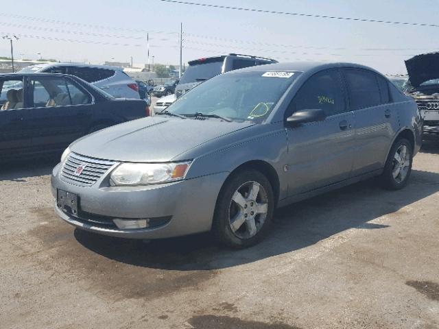 1G8AL55F47Z111981 - 2007 SATURN ION LEVEL GRAY photo 2