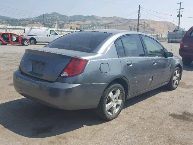 1G8AL55F47Z111981 - 2007 SATURN ION LEVEL GRAY photo 4