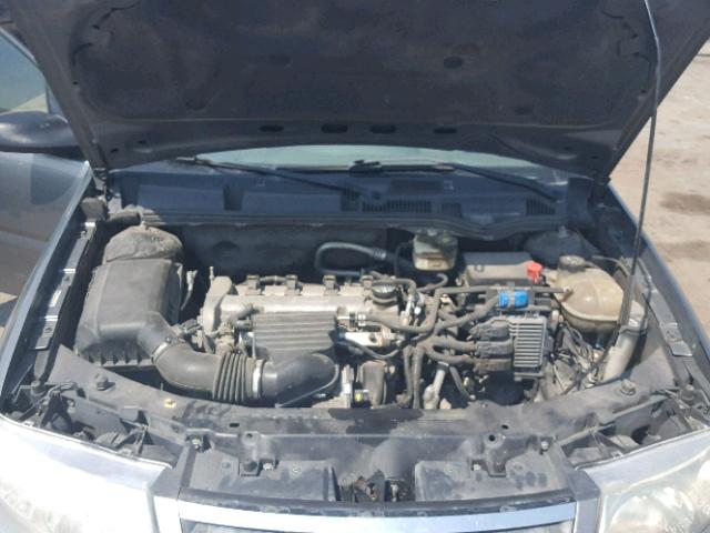 1G8AL55F47Z111981 - 2007 SATURN ION LEVEL GRAY photo 7