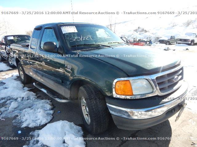 2FTRX17W44CA47999 - 2004 FORD F-150 HERI GREEN photo 2