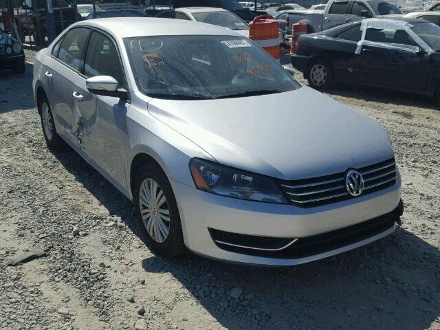 1VWAS7A3XEC069541 - 2014 VOLKSWAGEN PASSAT S SILVER photo 1