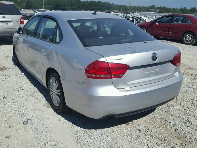 1VWAS7A3XEC069541 - 2014 VOLKSWAGEN PASSAT S ვერცხლისფერი ფოტო 3